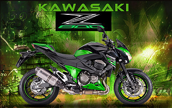 Z800, green machine, kawasaki, kawasaki z800 HD wallpaper