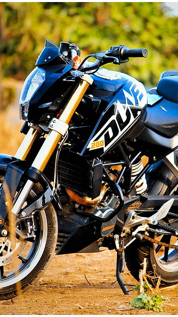 Ktm Duke 200, Blue, Bike HD phone wallpaper