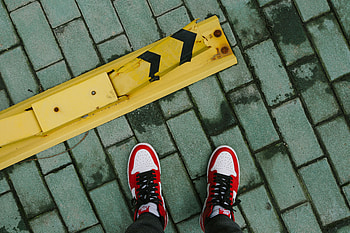 Miscellanea, Miscellaneous, Legs, Sneakers, Tile HD wallpaper