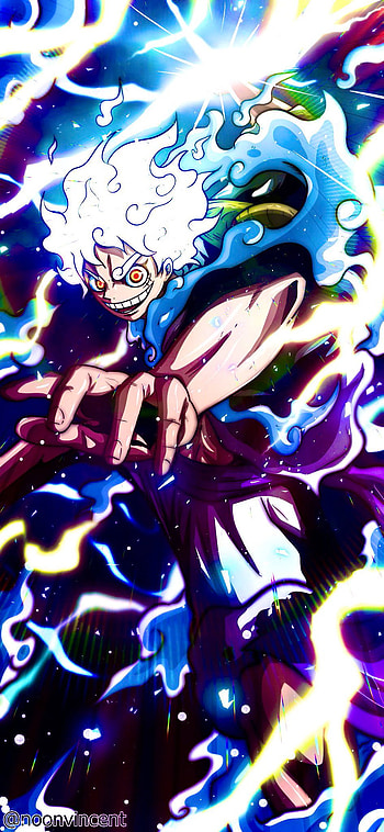 Monkey D Luffy G5, manhwa, nika, piece, one, manga, gear5, anime HD phone wallpaper
