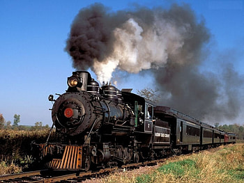Old Steamtrain, locomotive, railway, steam, vintage HD wallpaper