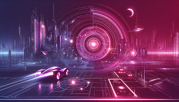 Futuristic Cityscape, futuristic, Sci Fi, neon, technology, Digital Art HD wallpaper