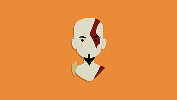 Kratos God Of War Minimalist , kratos, god-of-war, minimalism, minimalist, artist, artwork, digital-art, behance HD wallpaper