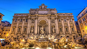 Trevi Fountain, Rome HD wallpaper