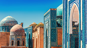 Shah-i-Zinda in Samarkand, Uzbekistan, man made HD wallpaper