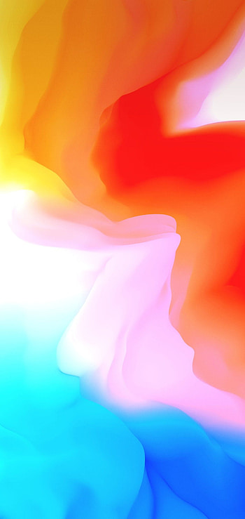iOS 11, X, orange, red, pink, blue, clean, simple, abstract, apple, , 8, clea. Oneplus , Abstract background, Abstract HD phone wallpaper
