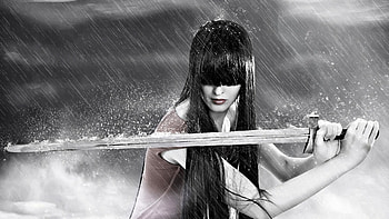 Sword Girl, warrior, sword, girls HD wallpaper