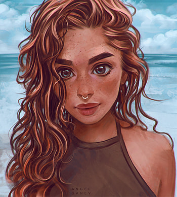 Art, Sight, Opinion, Girl, Face HD phone wallpaper