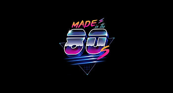 Made in 80s, retro, classic, synth HD wallpaper