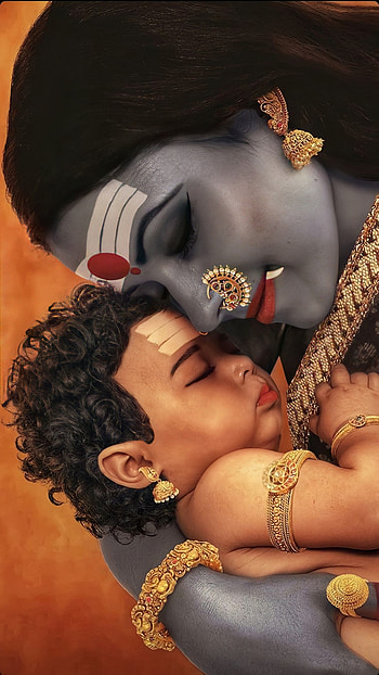 Parvati, murugan, goddess HD phone wallpaper