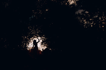 Silhouette Women Dancing , silhouette, women, dancing, graphy HD wallpaper