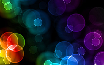Abstract, Glare, Circles, Multicolored, Motley, Form, Dimensions (Edit), Dimension HD wallpaper