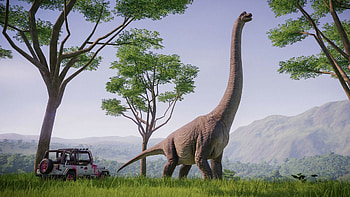 Jurassic World Evolution, Jurassic Park HD wallpaper