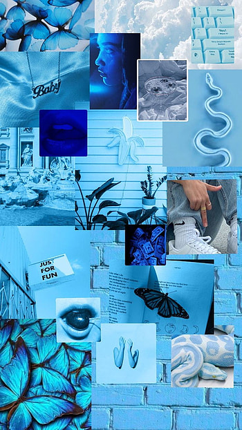 Asthetic blue, aqua HD phone wallpaper