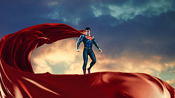Superman Red Cape, superman, superheroes, artwork, digital-art, artist, behance HD wallpaper