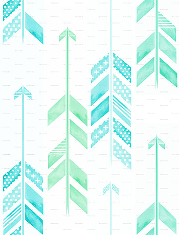 Mint Green Tribal Arrows in blue & green HD phone wallpaper