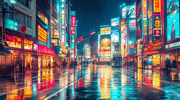 Vibrant Tokyo Nights: of Japan's Cityscape, Tokyo, Japan, city HD wallpaper