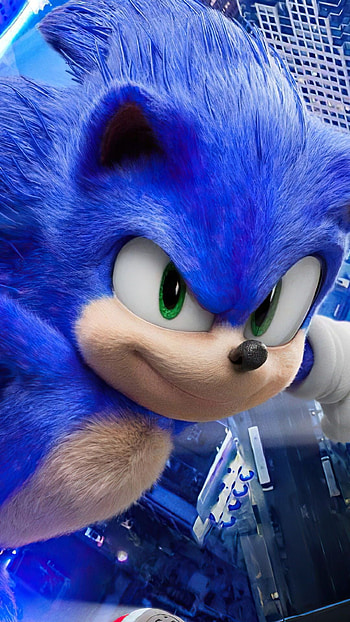 Sonic the Hedgehog Movie, Sci-fi fantasy, Futuristic setting, Exciting storyline HD phone wallpaper