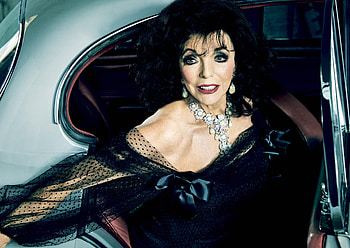 Joan Collins Movies, Denial of surgery, Age-defying secrets, Timeless beauty HD wallpaper