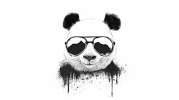 Artwork, Pandas HD wallpaper