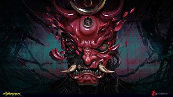 Samurai Oni Mask - Cyberpunk 2077, Cyberpunk 2077, Cyberpunk 2077: Phantom Liberty, Johnny Silverhand, CD Projekt RED HD wallpaper