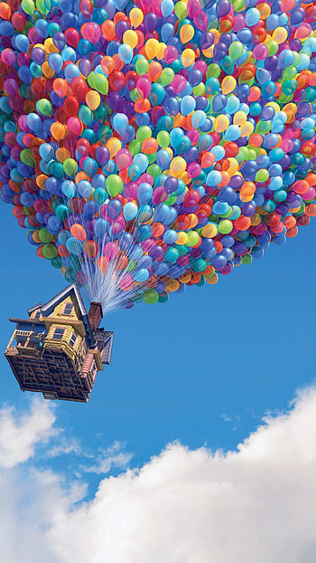 Cluster Ballooning, Up movie , Popular backgrounds, Sports HD phone wallpaper