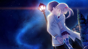 anime-girl-kissing-boy----wallwide. HD wallpaper