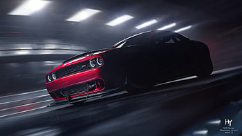 Dodge Challenger Demon, dodge-challenger, cars, behance HD wallpaper