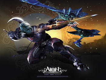 Aion-action shot, videogame, ranger, archer, perfect, shot, aion, action, fine, game, warrior HD wallpaper