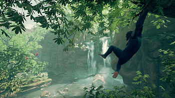 Homind Odyssey Waterfall Swing - Ancestors Game, video game, Ancestors: The Humankind Odyssey HD wallpaper
