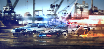 Inbound Chase Rides , cars, artist, artwork, digital-art, deviantart HD wallpaper