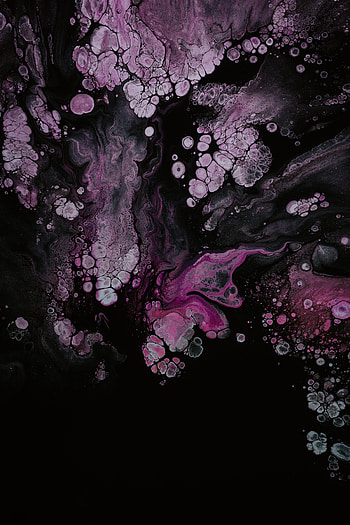 Abstract, Bubbles, Dark, Divorces, Texture, Liquid HD phone wallpaper