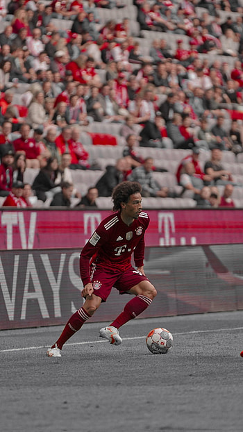 Leroy Sane, sports uniform, soccer, bayern HD phone wallpaper