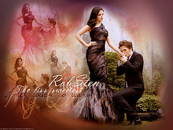Rob & Kristen, movies, twilight, kristen, rob HD wallpaper