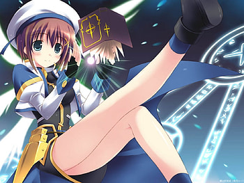 Nanoha, mystic, magic, anime, mahou shoujo lyrical nanoha, miracle HD wallpaper