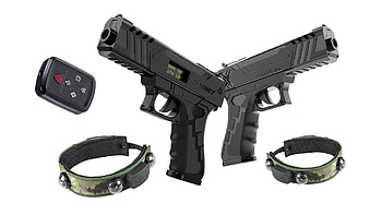 Light guns, Laser Tag HD wallpaper