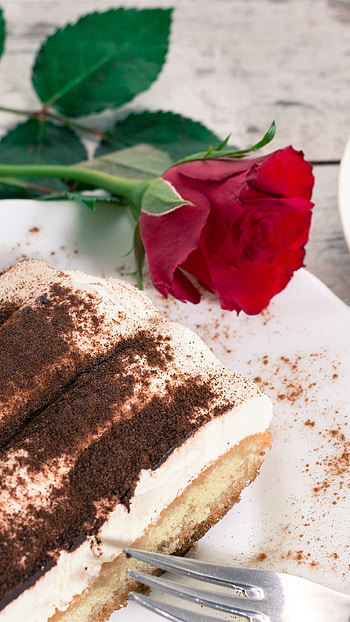 Elegant dessert, Layered goodness, Delicate presentation, Heavenly taste HD phone wallpaper