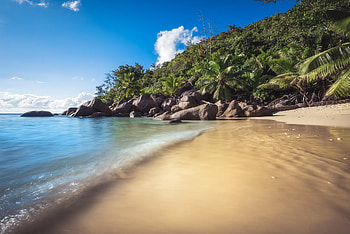 Seychelles, La Digue, Praslin, 030mm graphy HD wallpaper