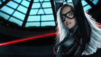 Sydney Sweeney As Black Cat, felicia-hardy, superheroes, artist, artwork, digital-art, artstation HD wallpaper
