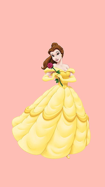Enchanted rose, Belle (Disney) HD phone wallpaper