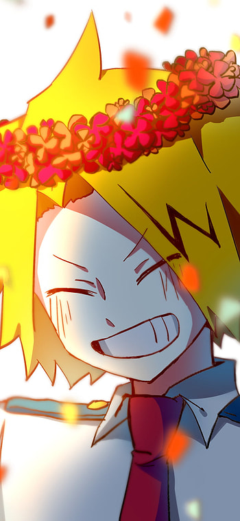 Sparky Lei: Denki Kaminari — MHA , Denki Kaminari, Anime, My Hero Academia HD phone wallpaper