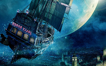 Jolly Roger Ship Peter Pan, movies HD wallpaper