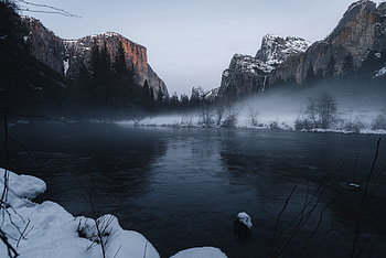 Yosemite Winter Veil — Ultra, nature, Yosemite National Park HD wallpaper