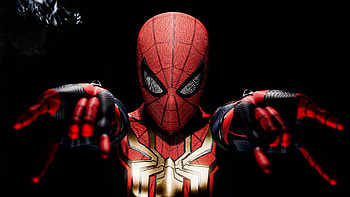 Spider-Man Dark Background Spider-Man HD wallpaper