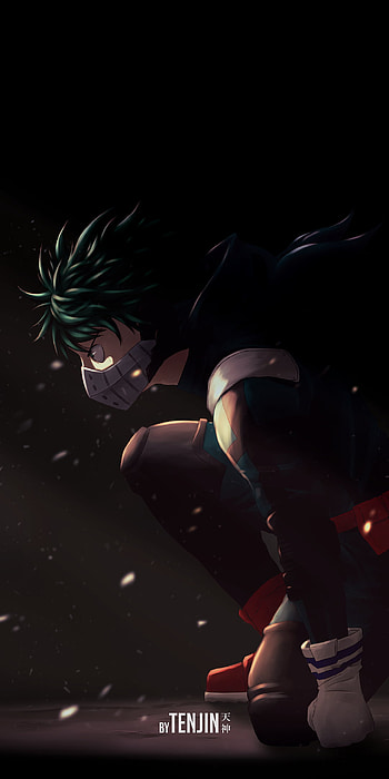 Izuku Midoriya Heroic Shadow – My Hero Academia , Izuku Midoriya, Anime, My Hero Academia HD phone wallpaper