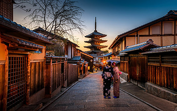 Kyoto, Japan HD wallpaper