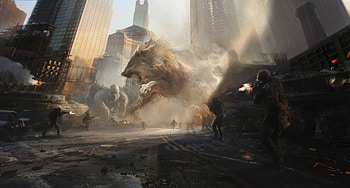Rampage Movie Fan Artwork, rampage, 2018-movies, movies, artist, artwork, artstation, digital-art HD wallpaper