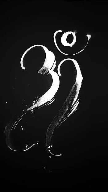 Lord Shiva , Black And White, o m HD phone wallpaper