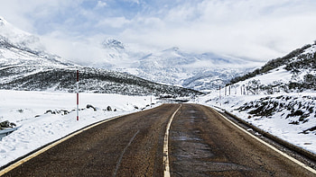 Landscape, Nature, Mountains, Road HD wallpaper