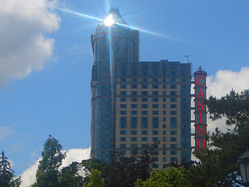 Building, , Casino, Sky HD wallpaper